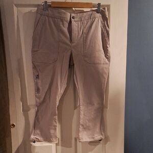 Columbia Beige Tan Outdoor Hiking Camping Capris 6‎